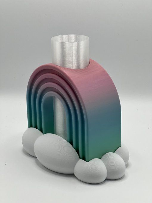 Vase Rainbow Cloud 2