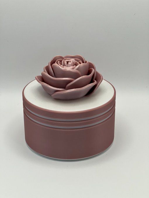 Boite Fleur Rose