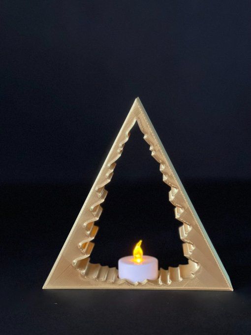 Sapin "design" - "Tea-Light"
