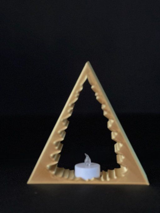 Sapin "design" - "Tea-Light"