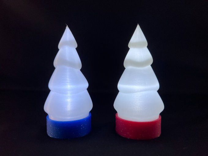 Sapin Neige tealight