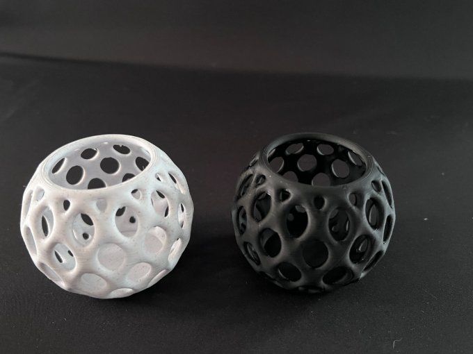 Photophore tealight Voronoï