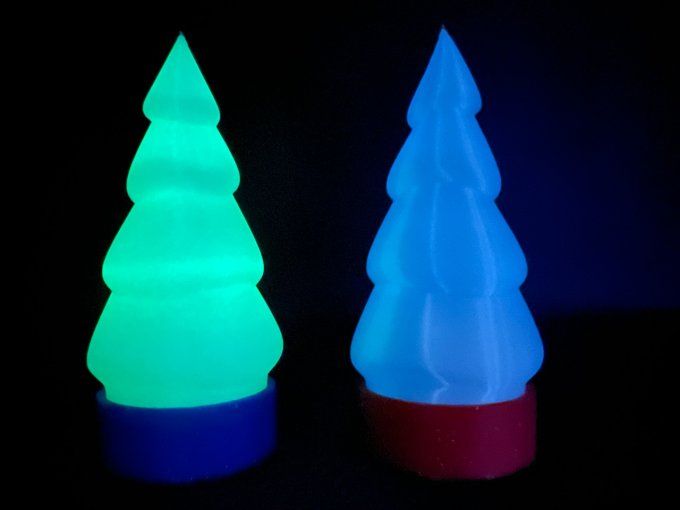 Sapin Neige tealight