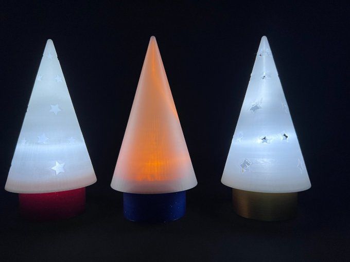 Sapin étoilé tealight