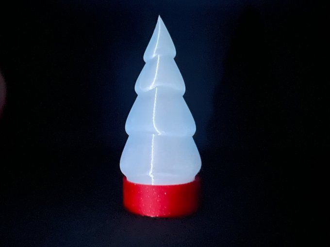 Sapin Neige tealight