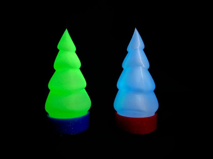 Sapin Neige tealight