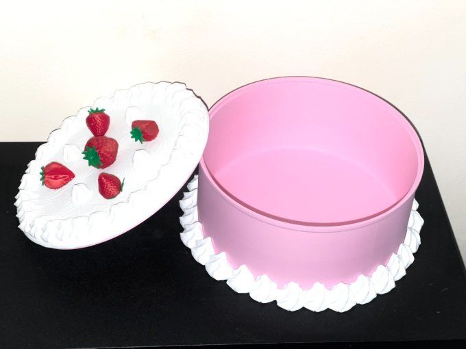 Boite "Gâteau Fraises"