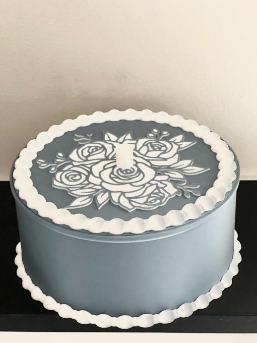 Boite "Gâteau Roses"