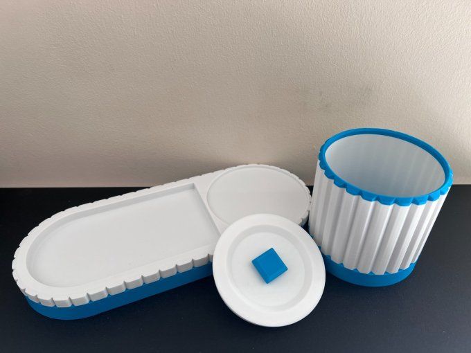 Plateau - Pot Embosse