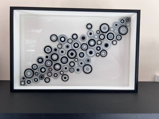 Plateau Art Quilling Noir