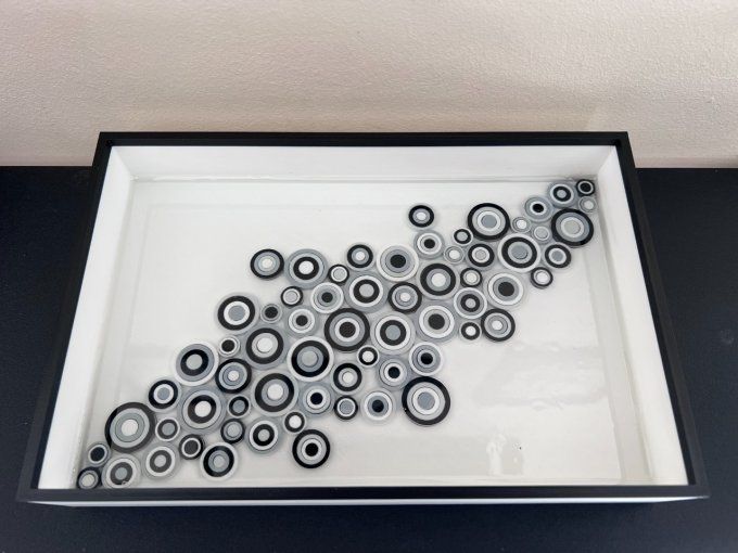 Plateau Art Quilling Noir