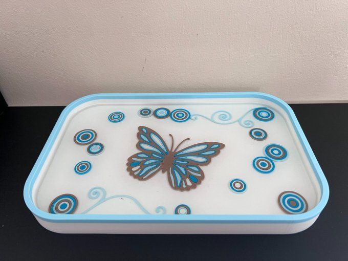 Plateau Art Quilling Papillon