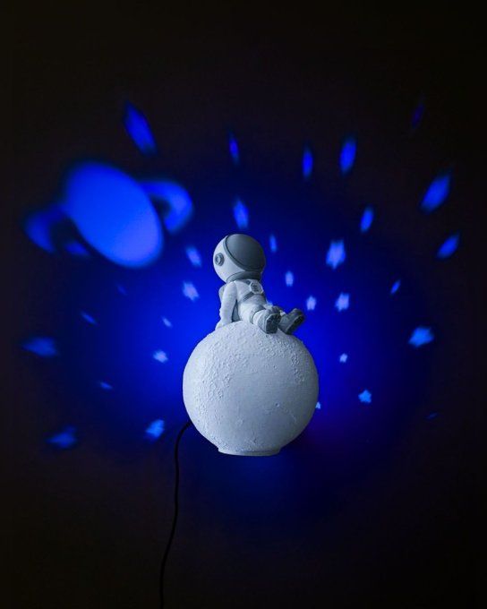 Lampe Astronaute Sur Lune