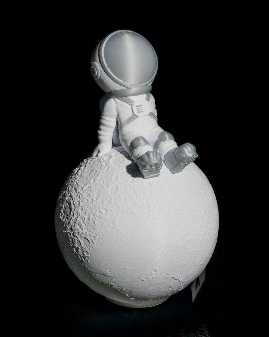 Lampe Astronaute Sur Lune