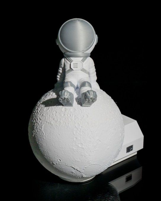 Lampe Astronaute Sur Lune