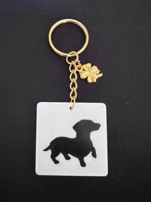Porte clé Teckel
