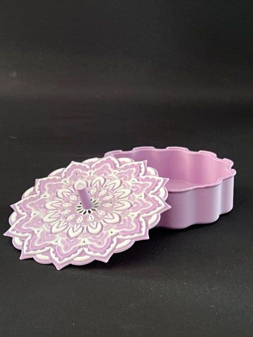 Boite Mandala fleur