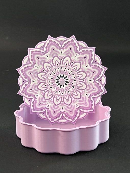 Boite Mandala fleur