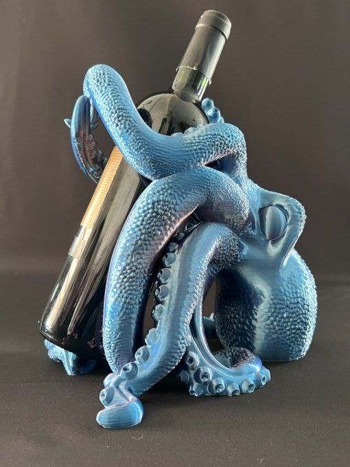 Sculpture Poulpe - Porte Bouteille