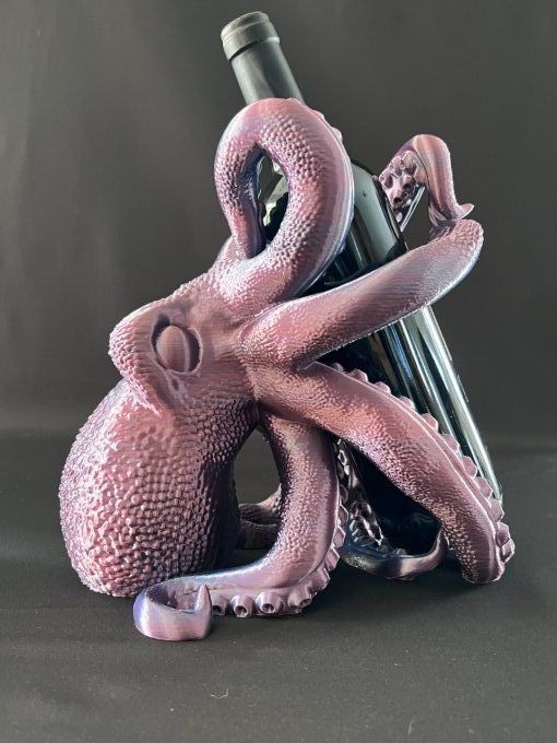Sculpture Poulpe - Porte Bouteille