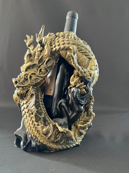 Sculpture Dragon - Porte Bouteille
