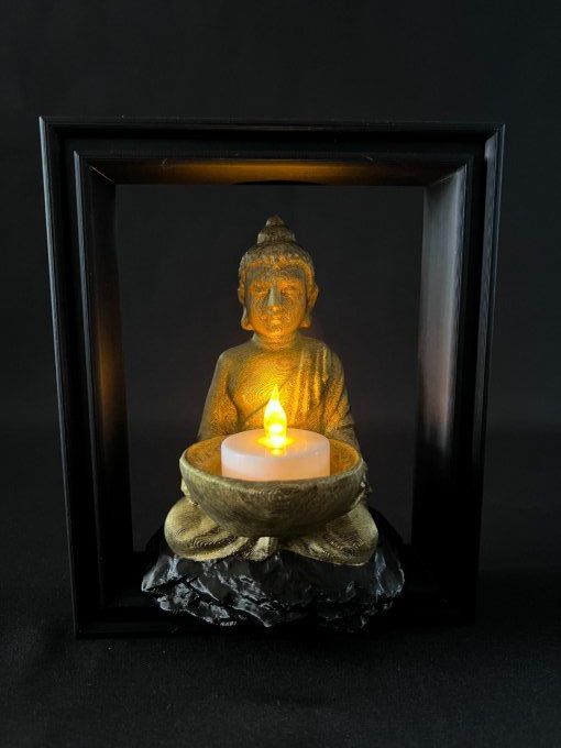 Cadre Buddha tealight