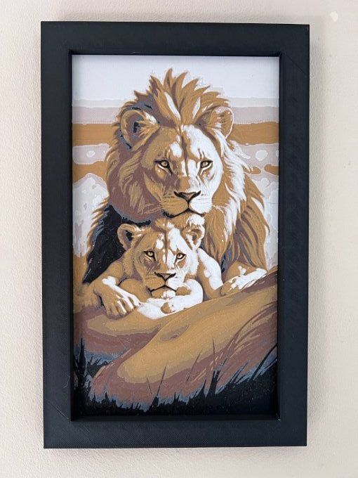 Lion et lionceau