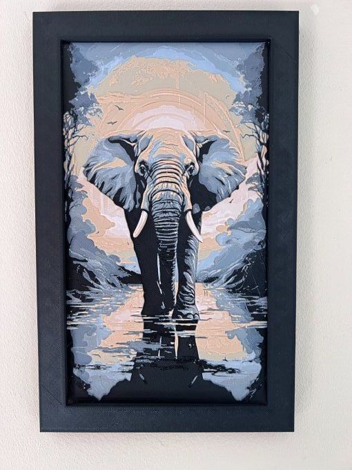 Eléphant Reflet