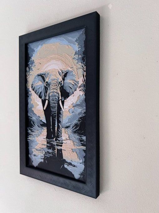 Eléphant Reflet