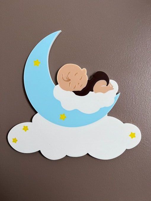 Lune sur nuage