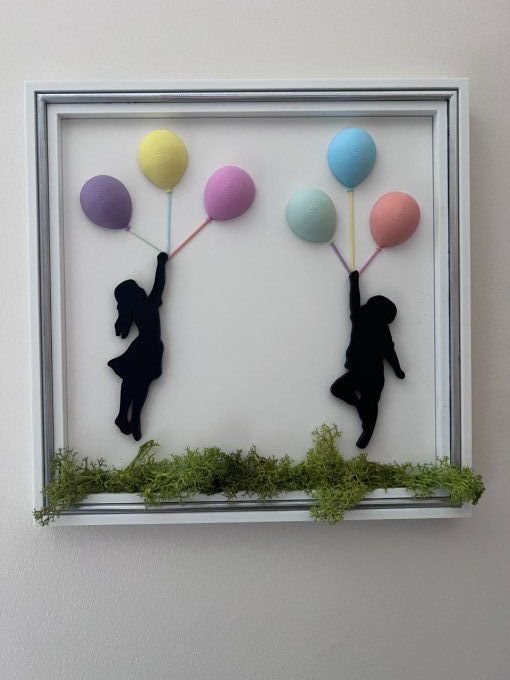 Cadre Les enfants s'amusent