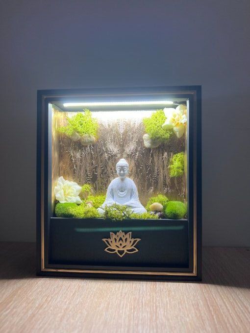 Lampe Cadre Décor Buddha