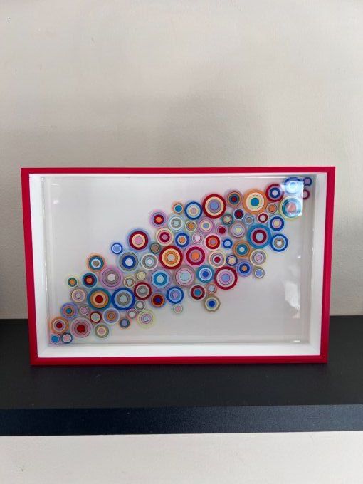 Plateau Art Quilling Rouge