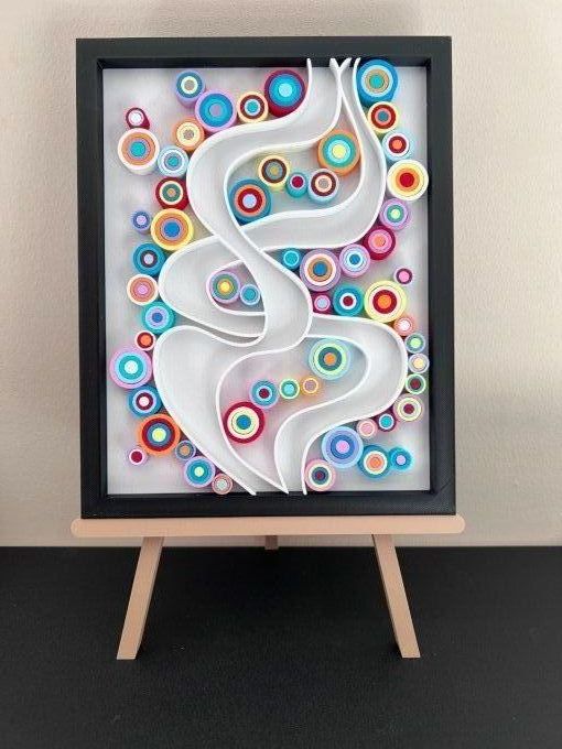 Cadre Art Quilling - Ruban