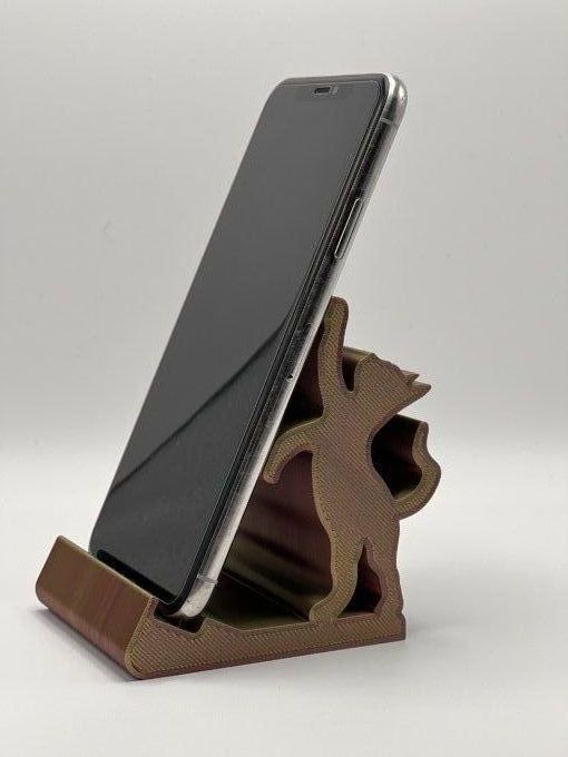 Support Téléphone "Chat Debout"